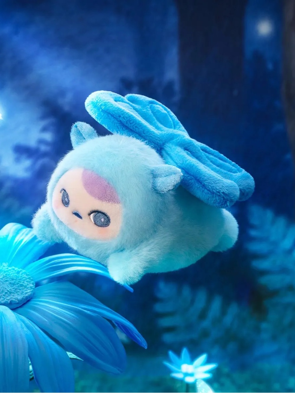 Pucky Flying Babies Blue Butterfly Baby
